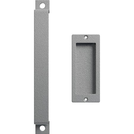 EKENA MILLWORK 11" Pull Handle & 6" Flush Pull for 2 1/4" Doors, PC Chrome GB6001PP5116CR